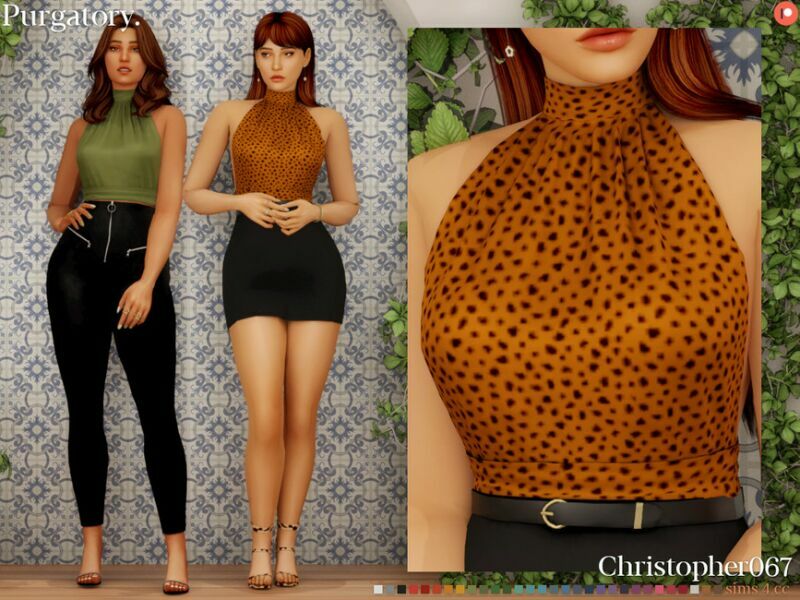 Purgatory TOP / Christopher067 (Patreon Early Access) By Christopher067 Sims 4 CC