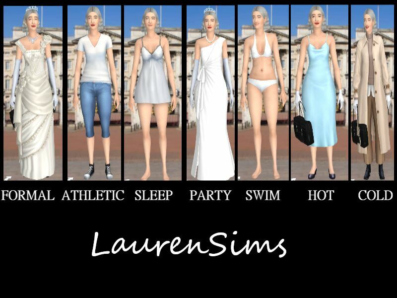 sims 4 cc queen elizabeth ii sim by laurensims 3