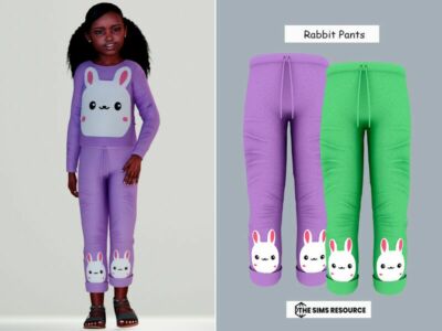 “Rabbit Pants (Child) / Everyday” Sims 4 CC