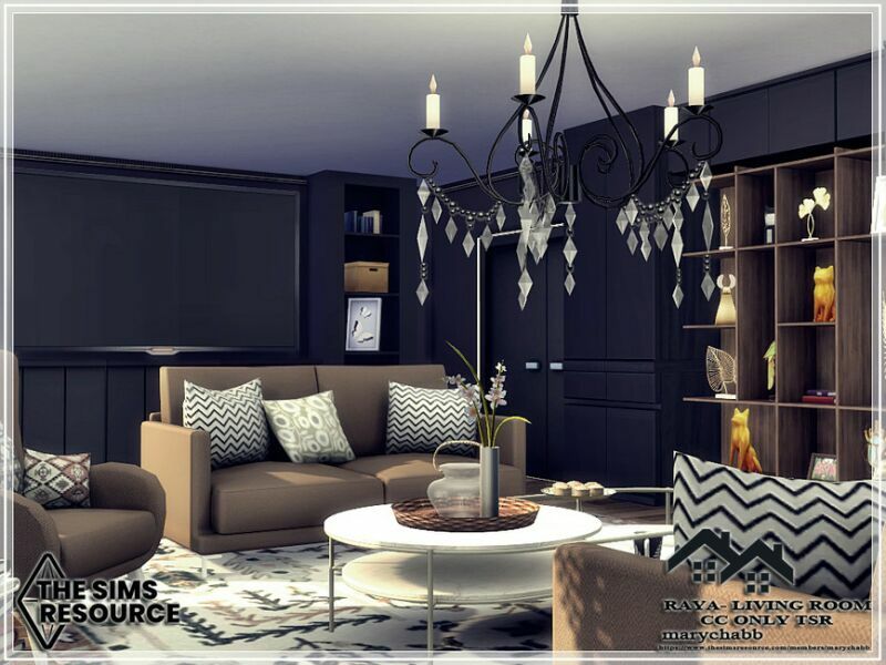 sims 4 cc raya living room cc only tsr by marychabb 3