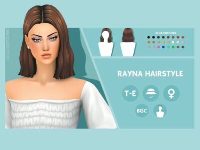 Rayna Hairstyle By Simcelebrity00 Sims 4 CC