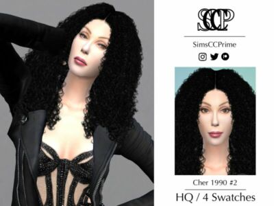 Realistic SIM Cher From 1990 By Simsccprime Sims 4 CC