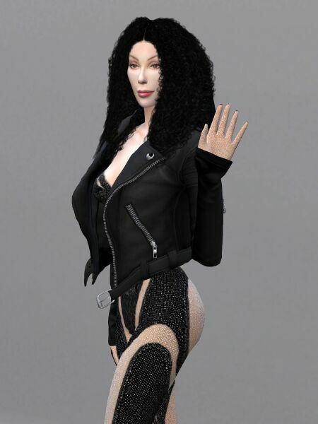 sims 4 cc realistic sim cher from 1990 by simsccprime 2