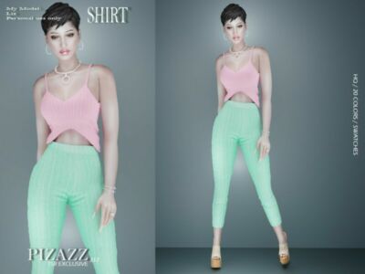 Relaxed Summer Shirt By Pizazz Sims 4 CC