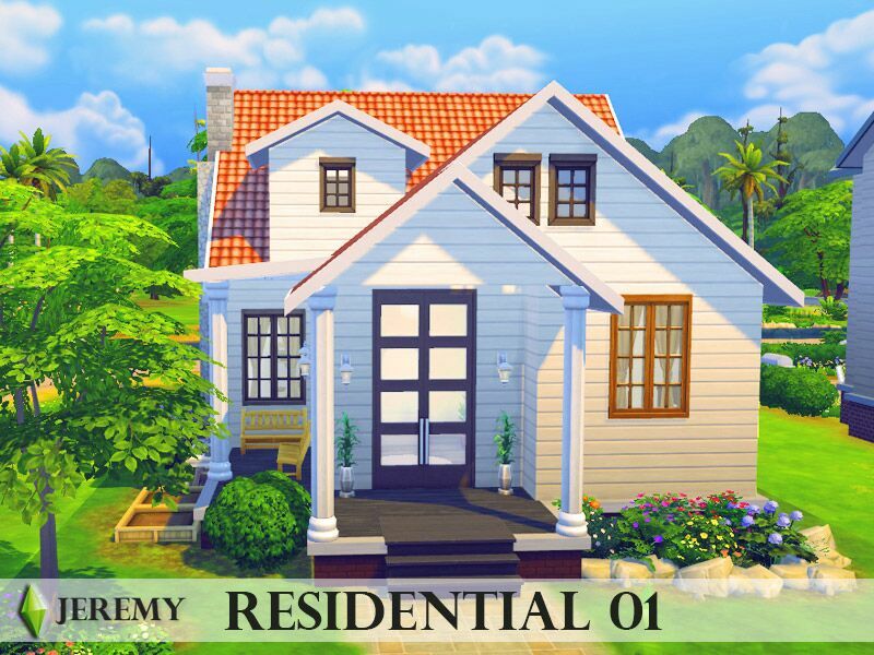 Residential 01 By Jeremy-Sims92 Sims 4 CC