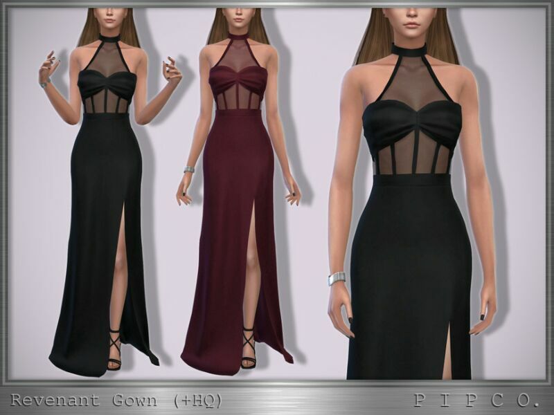 Revenant Gown. By Pipco Sims 4 CC