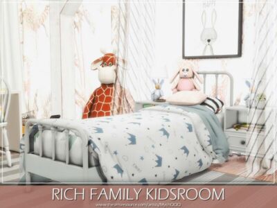 Rich Family Kidsroom By Mychqqq Sims 4 CC