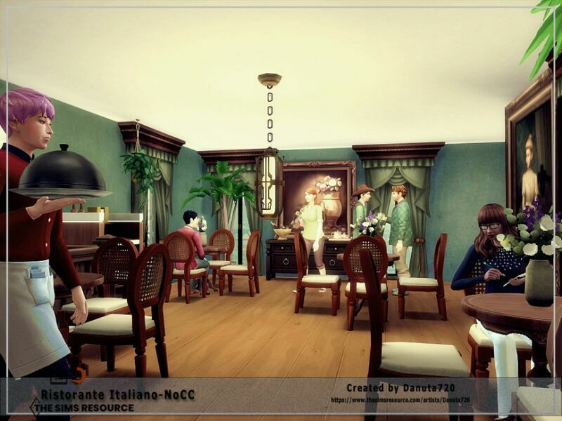 sims 4 cc ristorante italiano nocc by danuta720 5