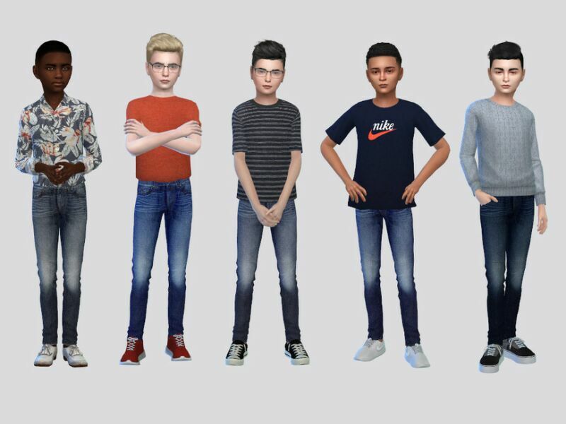 Rocco Denim Jeans Boys By Mclaynesims Sims 4 CC