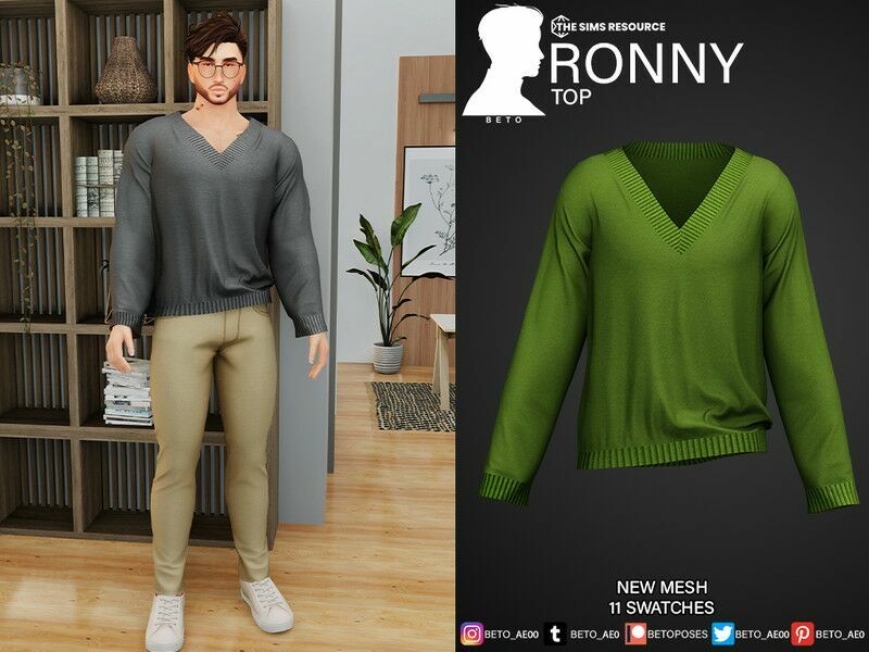 Ronny (TOP) Sims 4 CC