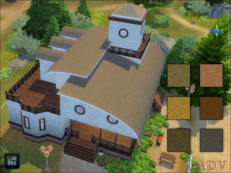 sims 4 cc roofs 2