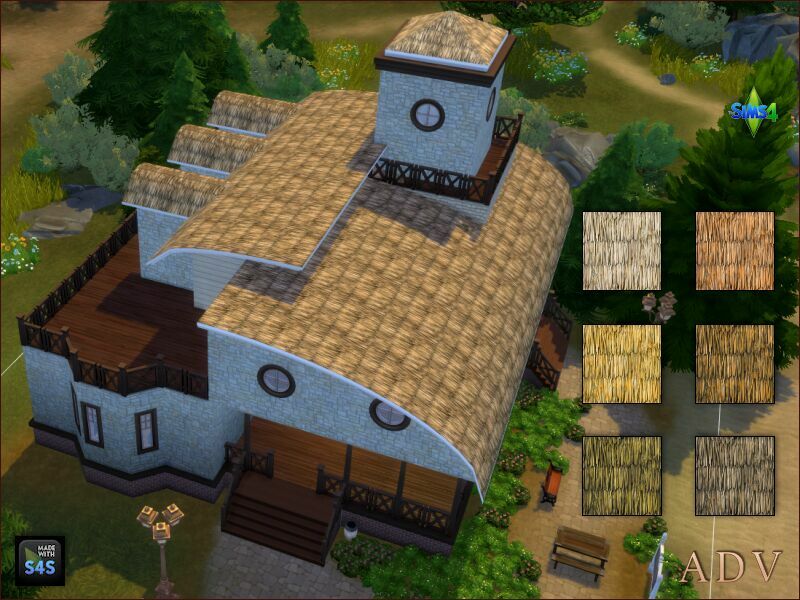 sims 4 cc roofs 5