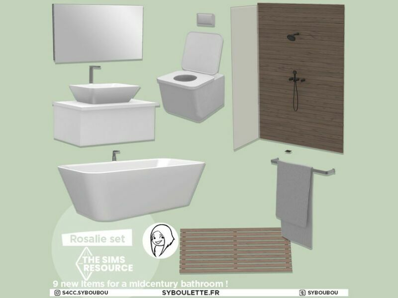 sims 4 cc rosalie bathroom set by syboubou 4