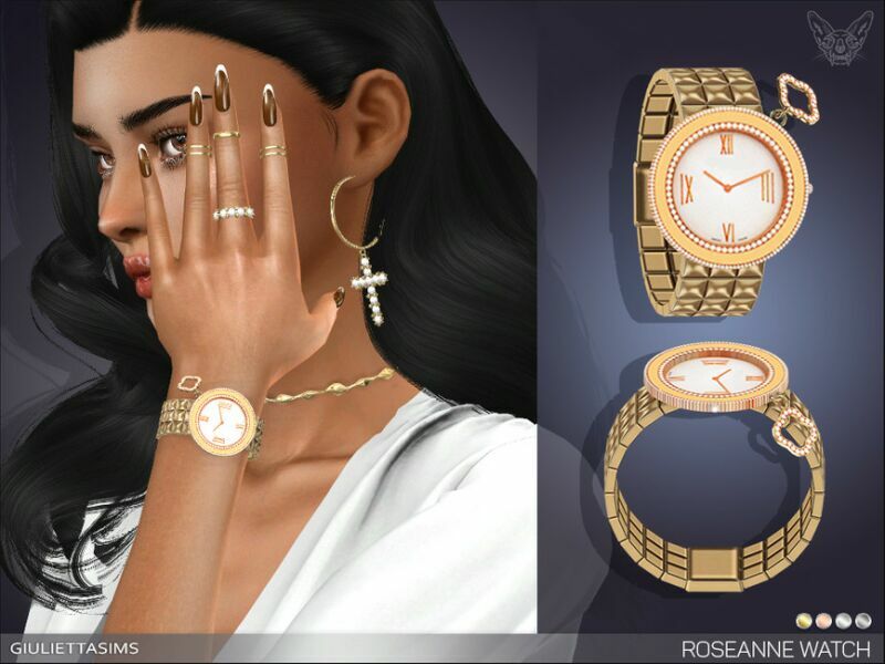 Roseanne Watch (Left Wrist) By Feyona Sims 4 CC