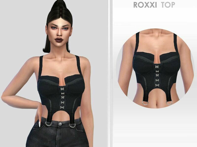 Roxxi TOP By Puresim Sims 4 CC