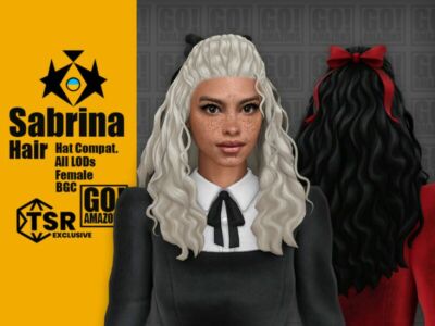 Sabrina Hair By Goamazons Sims 4 CC