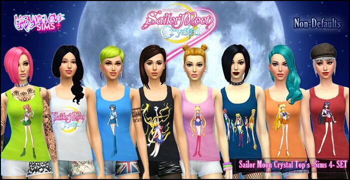 sims 4 cc sailor moon crystal tops updated 2023 2