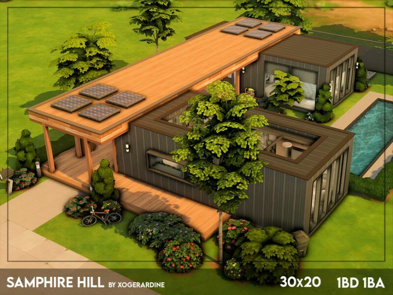 Samphire Hill (NO CC) By Xogerardine Sims 4 CC