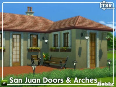 SAN Juan Doors And Arches By Mutske Sims 4 CC