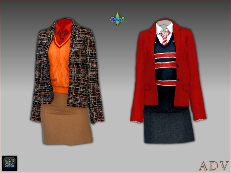 sims 4 cc school uniforms for teens and young adults 2