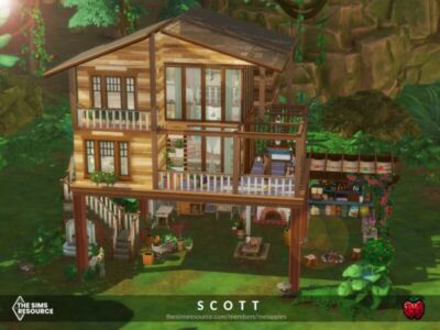 Scott – NO CC By Melapples Sims 4 CC