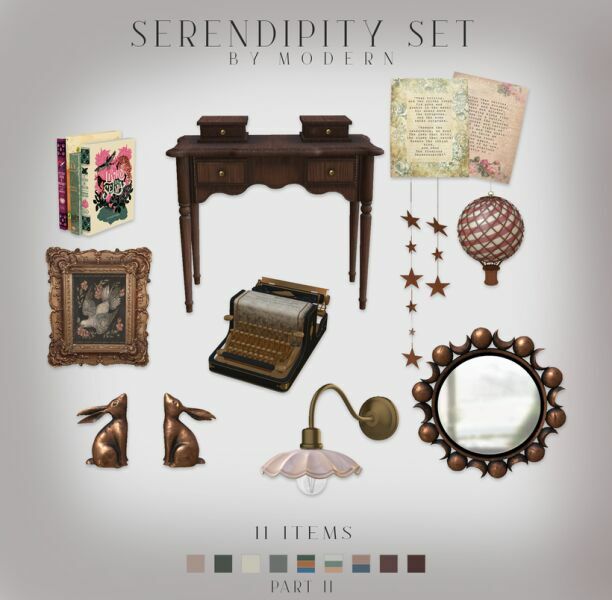 sims 4 cc serendipity set part ii by modern 2