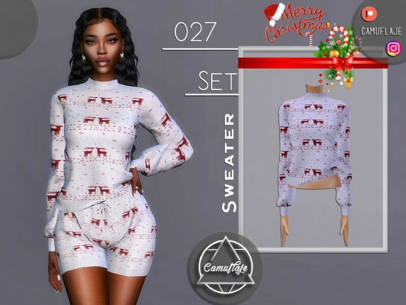 SET 027 – Sweater By Camuflaje Sims 4 CC