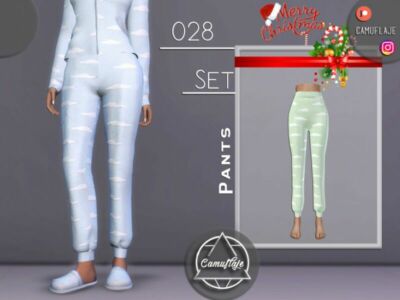 SET 028 – Pants (PJS) By Camuflaje Sims 4 CC