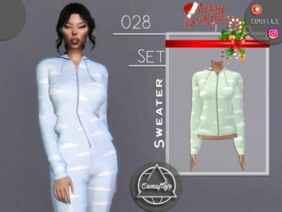 SET 028 – Sweater (PJS) By Camuflaje Sims 4 CC