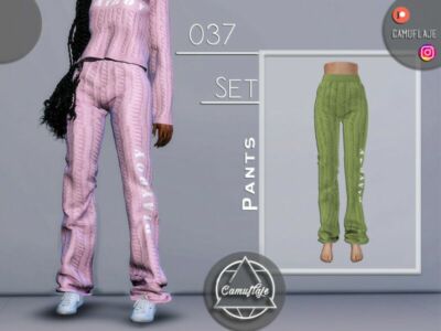 SET 037 – Pants By Camuflaje Sims 4 CC