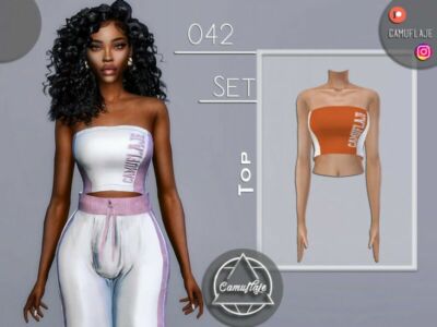 SET 042 – TOP By Camuflaje Sims 4 CC