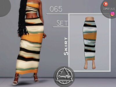 SET 065 – Skirt By Camuflaje Sims 4 CC