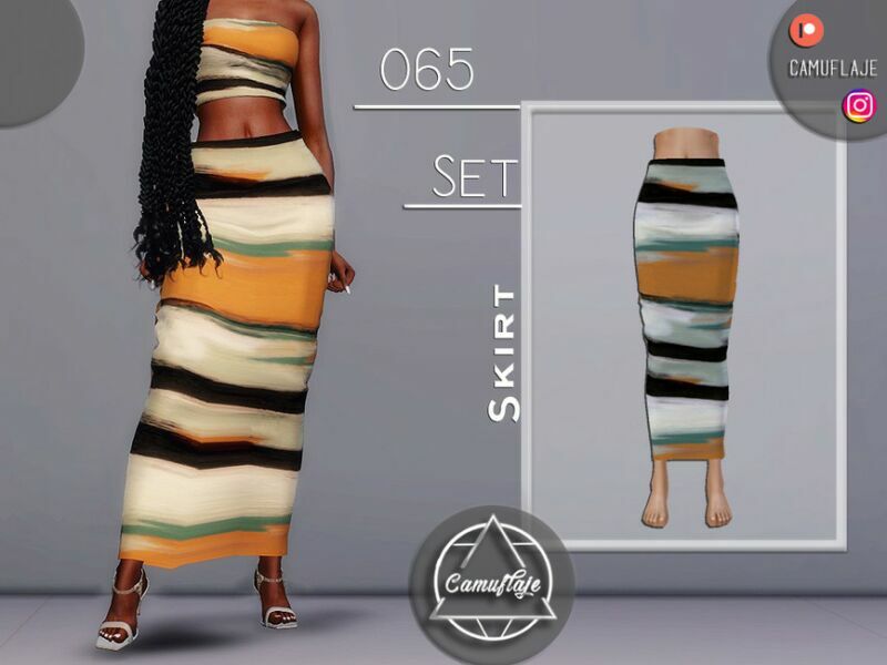 SET 065 – Skirt By Camuflaje Sims 4 CC