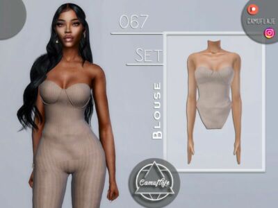 SET 067 – Blouse By Camuflaje Sims 4 CC