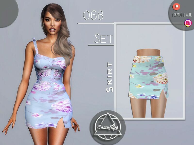 SET 068 – Skirt By Camuflaje Sims 4 CC