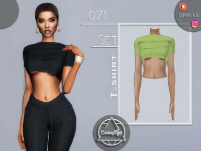 SET 071 – T-Shirt By Camuflaje Sims 4 CC