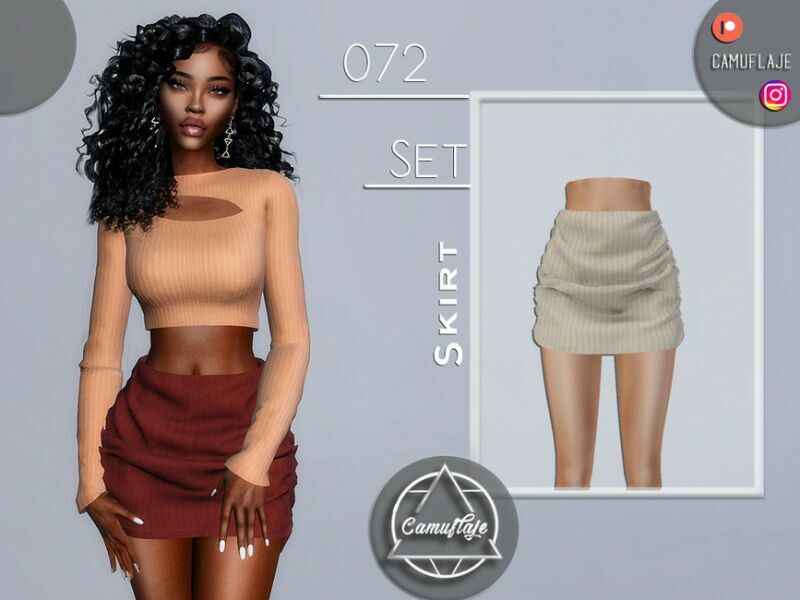 SET 072 – Skirt By Camuflaje Sims 4 CC