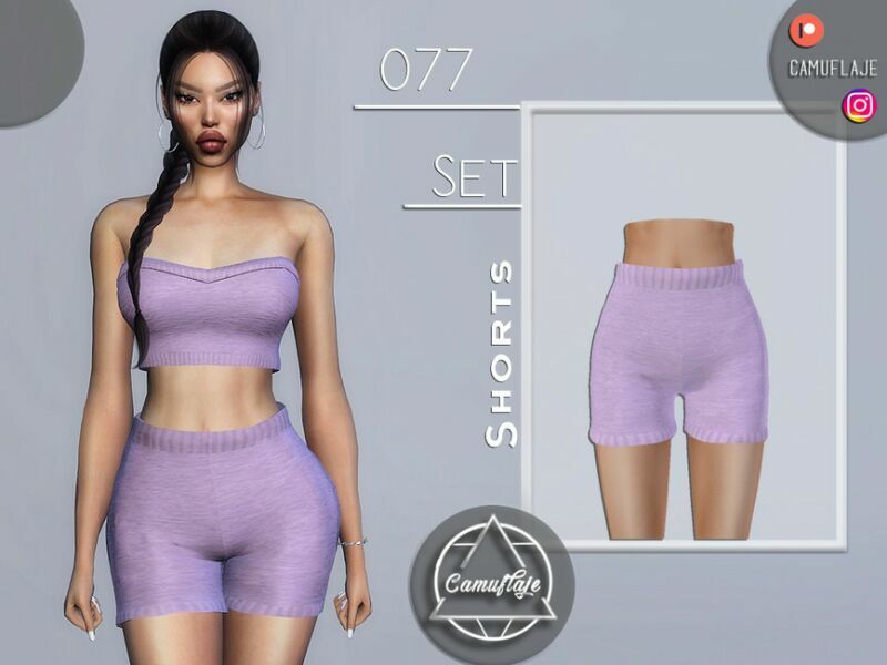 SET 077 – Shorts By Camuflaje Sims 4 CC