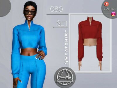 SET 080 – Sweatshirt By Camuflaje Sims 4 CC