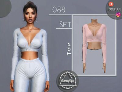 SET 088 – TOP By Camuflaje Sims 4 CC