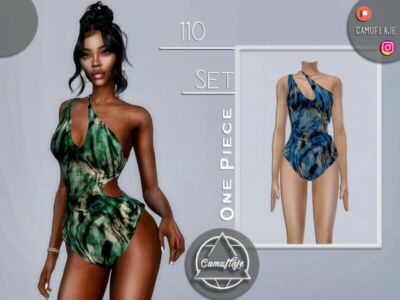 SET 110 – ONE Piece By Camuflaje Sims 4 CC