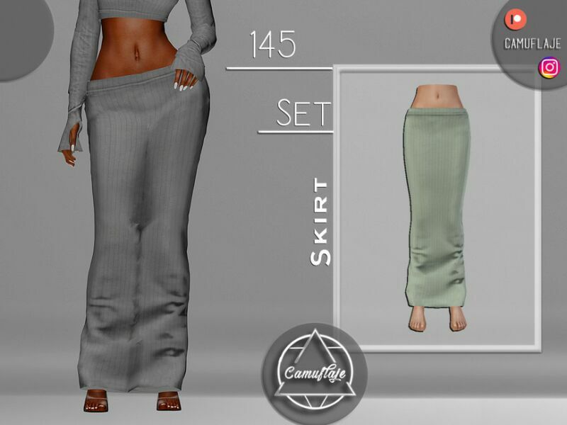 SET 145 – Skirt By Camuflaje Sims 4 CC