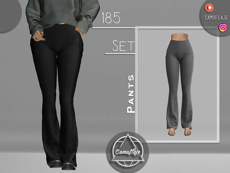 SET 185 – Pants By Camuflaje Sims 4 CC