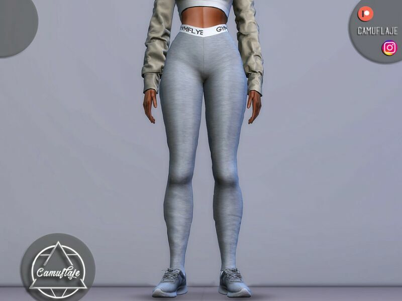 sims 4 cc set 187 leggings by camuflaje 2