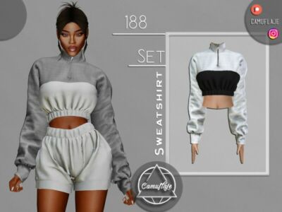 SET 188 – Sweatshirt By Camuflaje Sims 4 CC