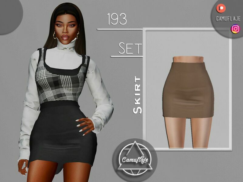 SET 193 – Skirt By Camuflaje Sims 4 CC