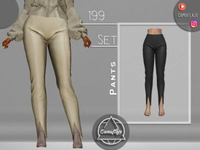 SET 199 – Leggings By Camuflaje Sims 4 CC