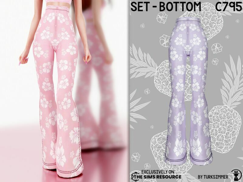 Set-Bottom C795 By Turksimmer Sims 4 CC