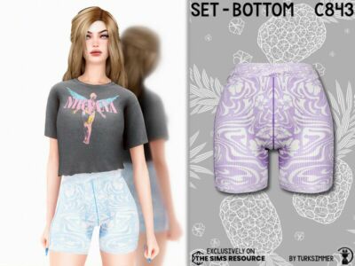 Set-Bottom C843 By Turksimmer Sims 4 CC