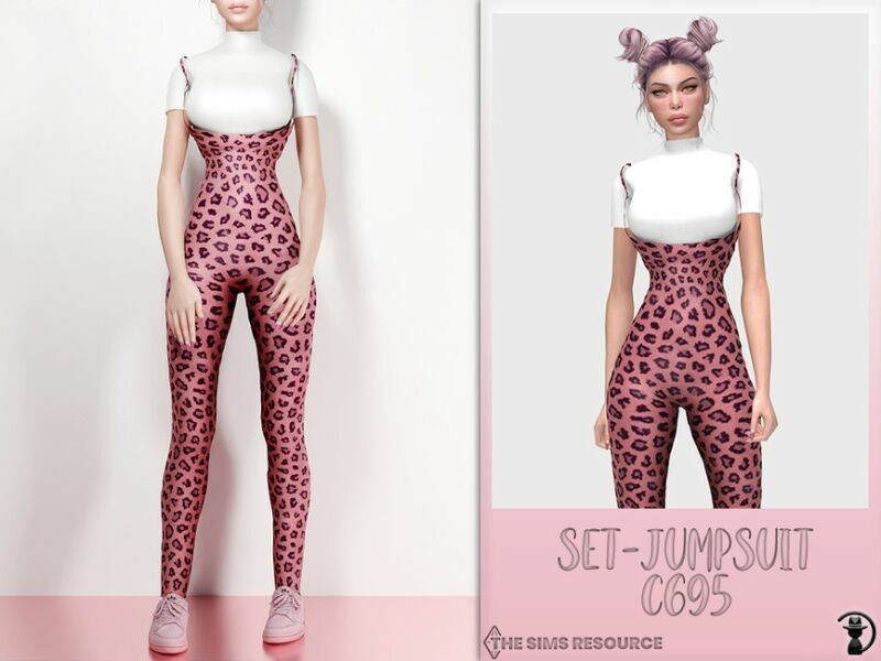 Set-Jumpsuit C695 By Turksimmer Sims 4 CC